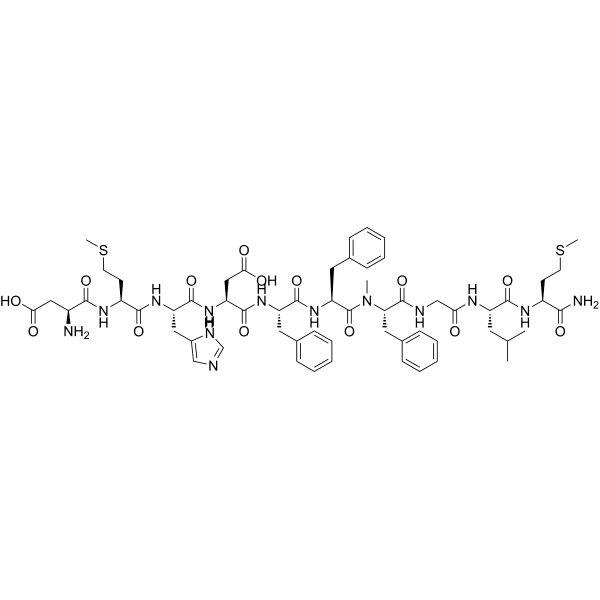 [MePhe7]-Neurokinin B Structure