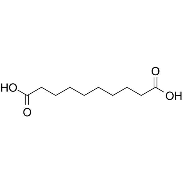 Sebacic acid Structure