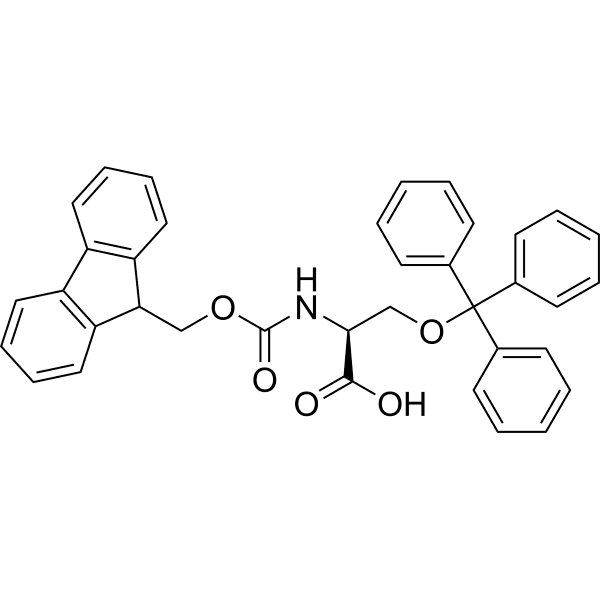 Fmoc-Ser(Trt)-OH Structure