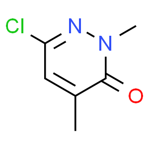 6-Chloro-2,4-dimethylpyridazin-3(2H)-one  Structure