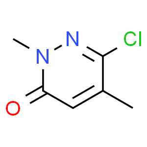 6-Chloro-2,5-dimethylpyridazin-3(2H)-one  Structure