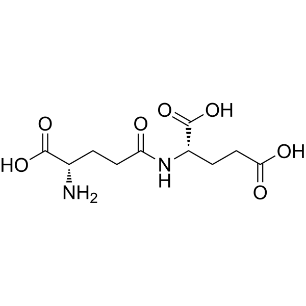 L-γ-Glutamyl-L-glutamic acid Structure