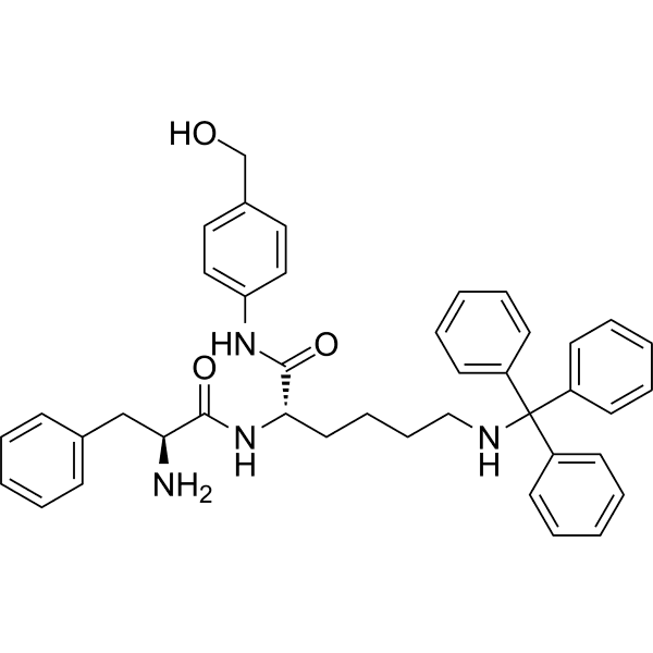 Phe-Lys(Trt)-PAB  Structure