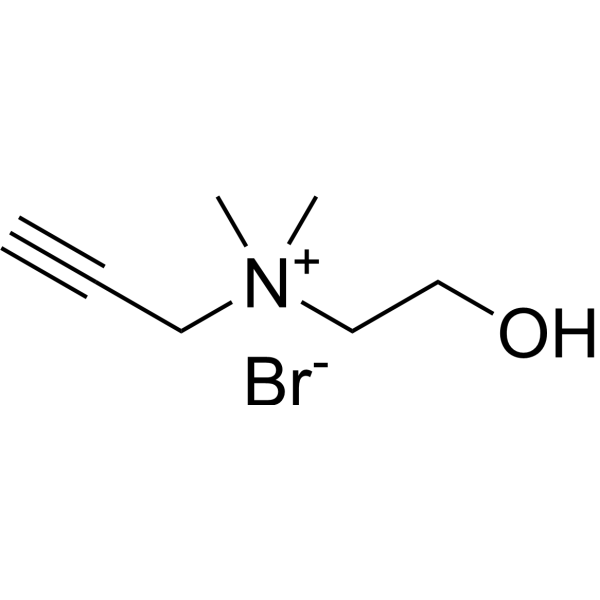 Propargylcholine bromide  Structure