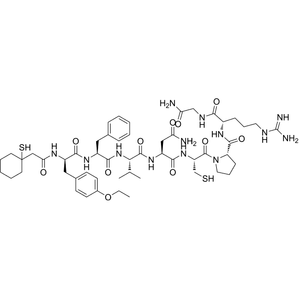 [Pmp1, Tyr(OEt)2] AVP Structure