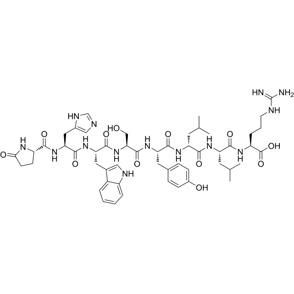 (D-Leu6)-LHRH (1-8) Structure