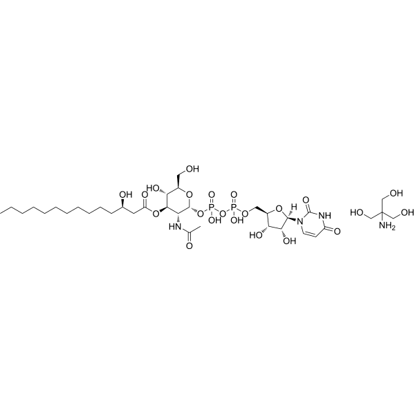 UDP-3-O-acyl-GlcNAc Tris Structure