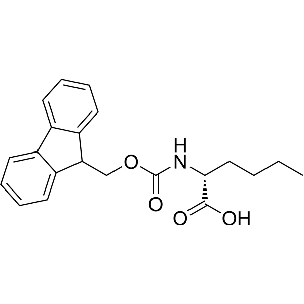 Fmoc-D-Nle-OH Structure