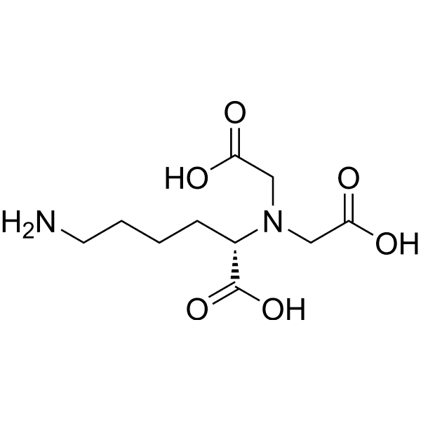 Nα, Nα-Bis(carboxymethyl)-L-lysine Structure