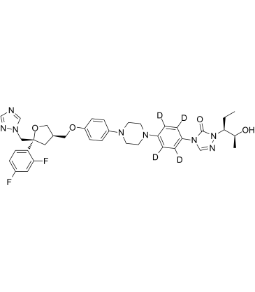 Posaconazole-d4 Structure