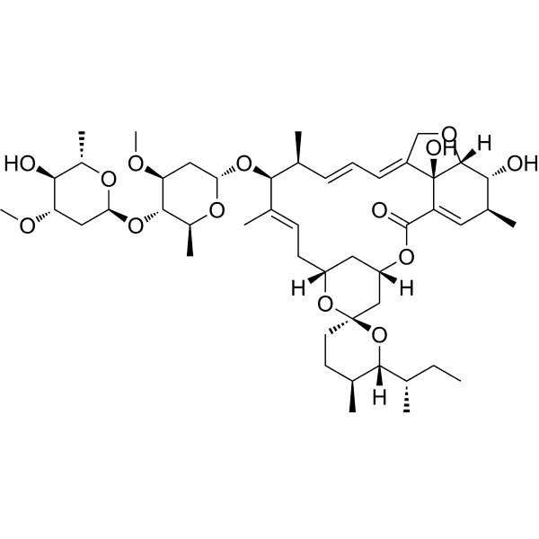 2,3-Dehydro-3,4-dihydro ivermectin Structure