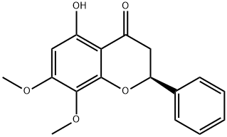 5-Hydroxy-7,8-dimethoxyflavanone Structure