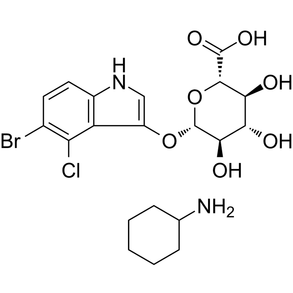 X-Gluc cyclohexanamine Structure