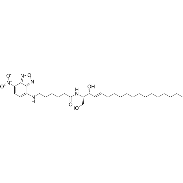 C-6 NBD-dihydro-Ceramide  Structure