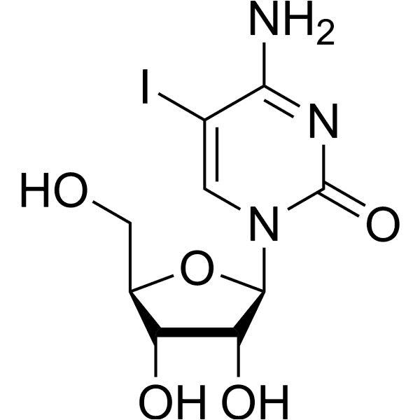 5-Iodo-cytidine Structure