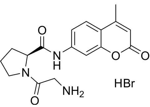 Gly-Pro-AMC hydrobromide Structure