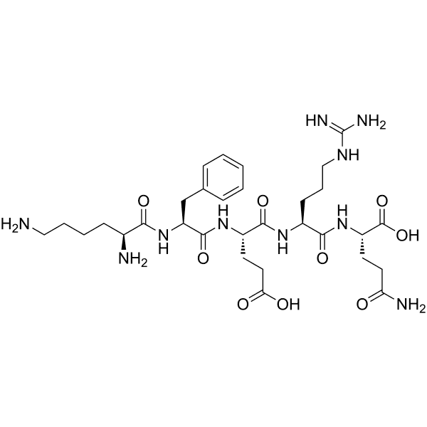 Lys-Phe-Glu-Arg-Gln Structure