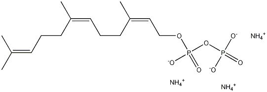 Farnesyl pyrophosphate triammonium Structure
