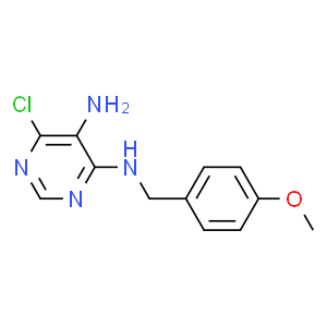6-Chloro-N4-(4-Methoxy-benzyl)-pyriMidine-4,5-diaMine  Structure