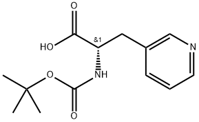 Boc-3-Pal-OH Structure