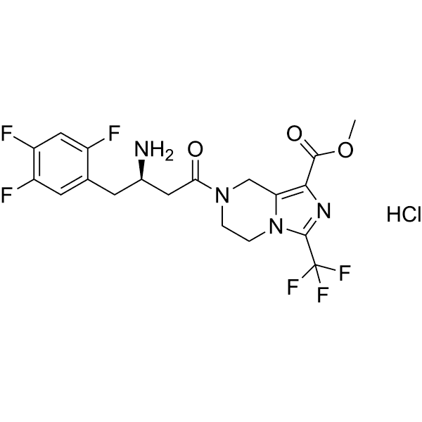 Retagliptin hydrochloride Structure