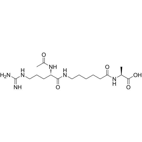 Acetyl dipeptide-3 aminohexanoate Structure