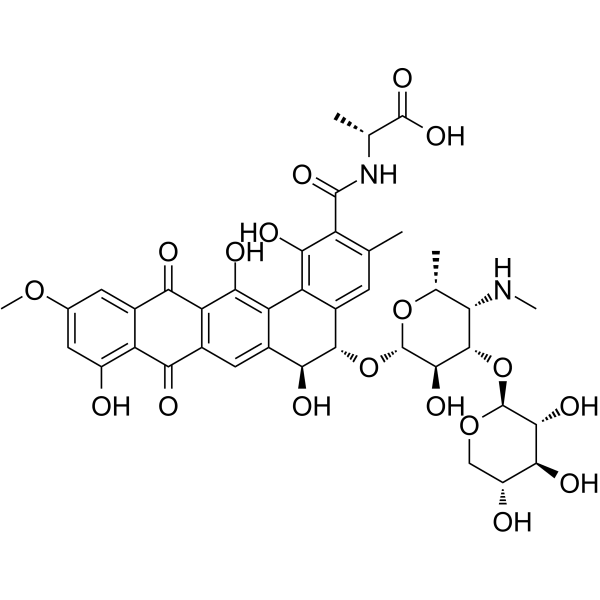 Pradimicin A  Structure