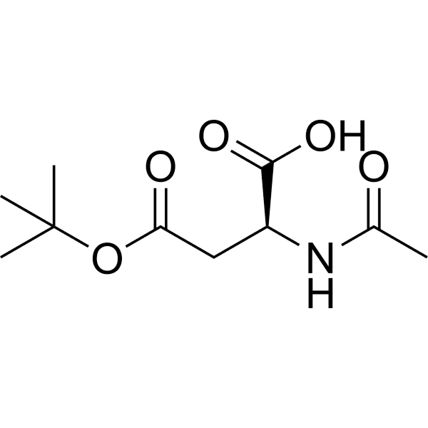 AC-Asp(OtBU)-OH Structure