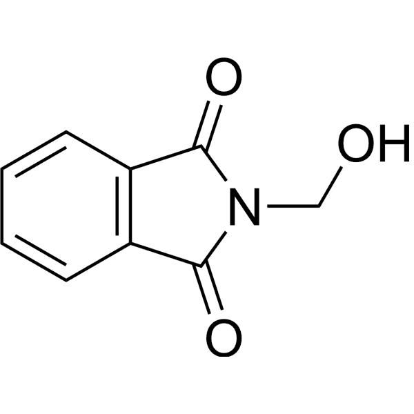 N-(Hydroxymethyl)phthalimide Structure