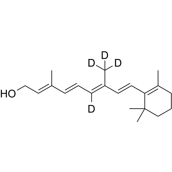 Vitamin A-d4(Retinol-d4) Structure