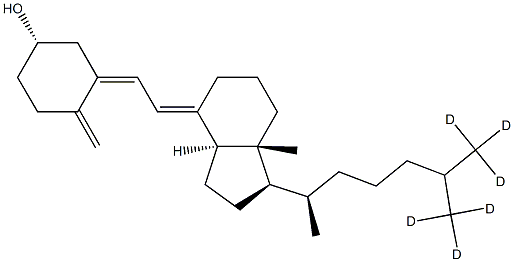 Vitamin D3-d6 Structure