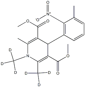 Nifedipine-d6 Structure