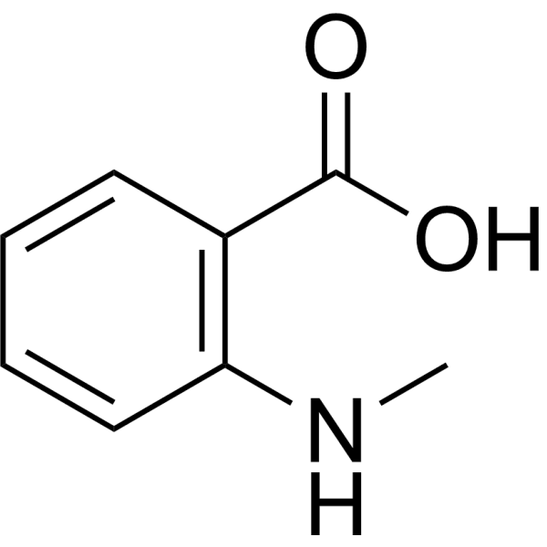 2-(Methylamino)benzoic acid Structure