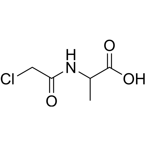 N-Chloroacetyl-DL-alanine Structure