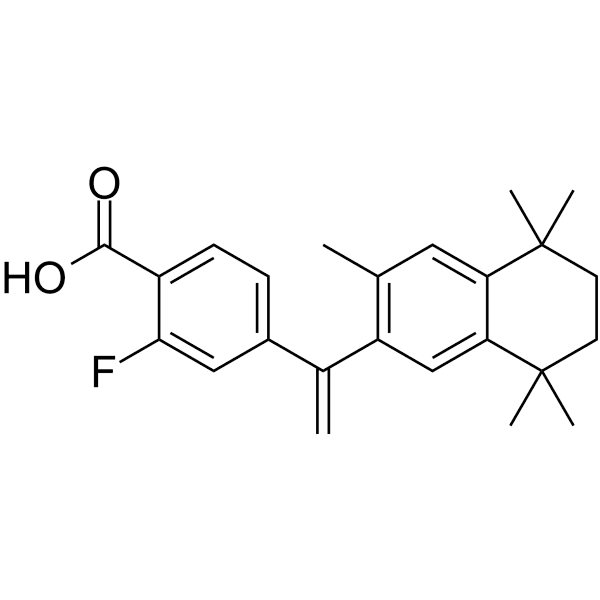 Fluorobexarotene Structure