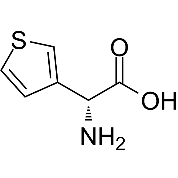 (R)-2-Amino-2-(thiophen-3-yl)acetic acid Structure