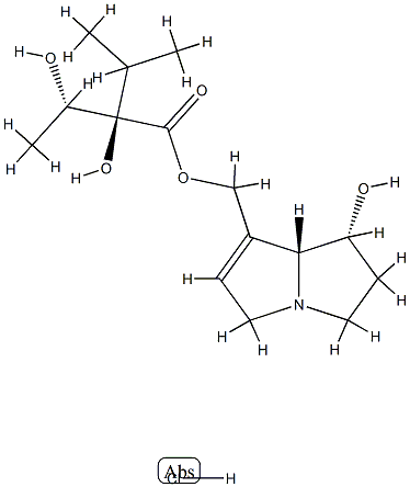 Indicine hydrochloride Structure