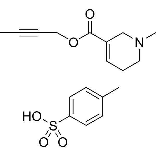Arecaidine but-2-ynyl ester tosylate Structure