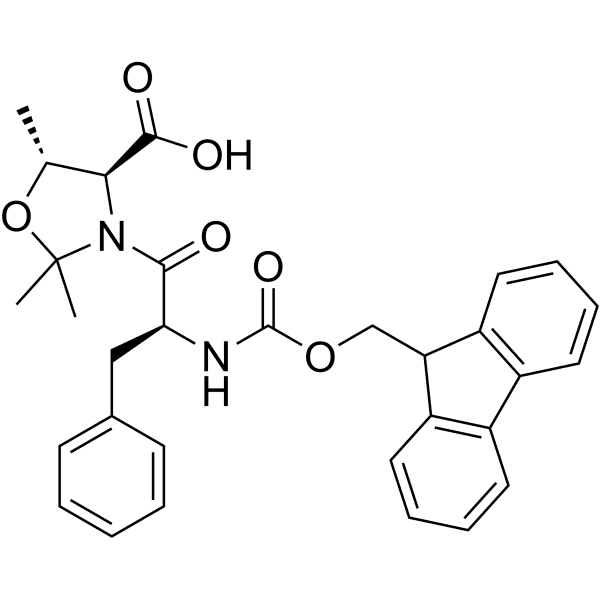 Fmoc-Phe-Thr(psi(Me, Me)pro)-OH Structure