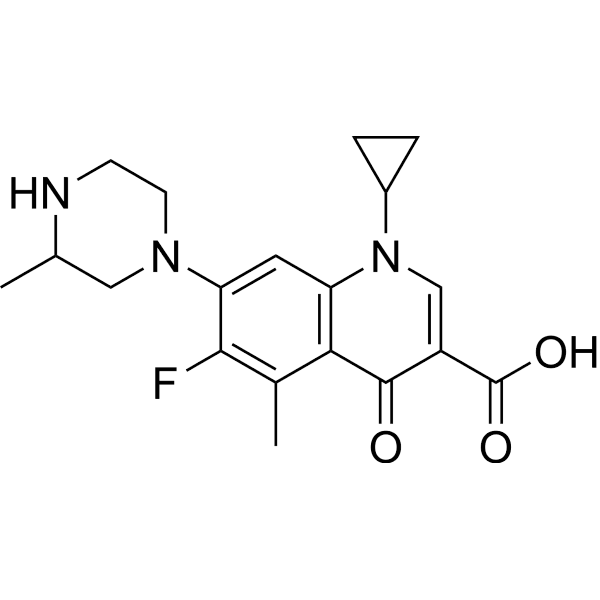 Grepafloxacin Structure