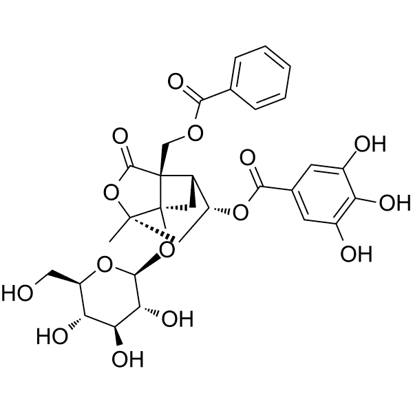 4-O-Galloylalbiflorin Structure