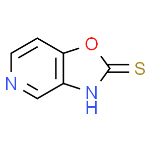 Oxazolo[4,5-c]pyridine-2-thiol  Structure