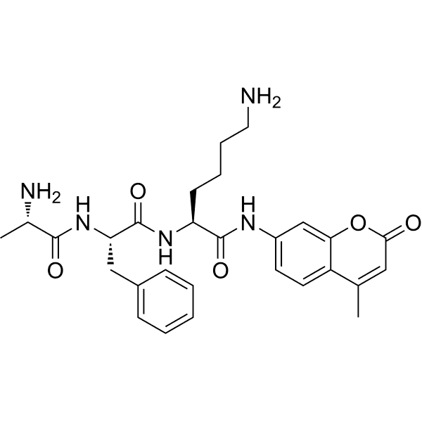 Ala-Phe-Lys-AMC Structure