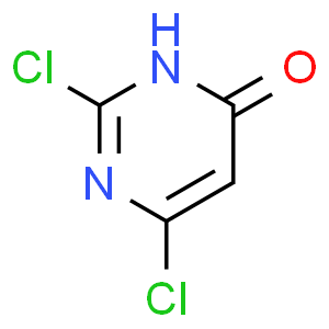 2,6-dichloro-pyrimidin-4-ol  Structure