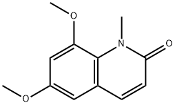 1-Methyl-6,8-dimethoxyquinoline-2 1H-one Structure