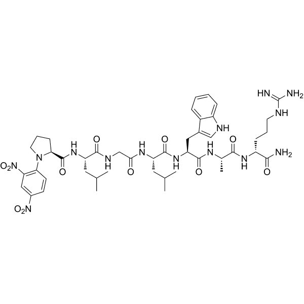Dnp-PLGLWAr-NH2 Structure