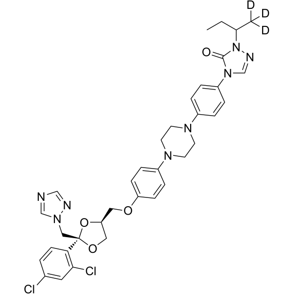 Itraconazole-d3 Structure