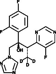 Voriconazole-d3 Structure