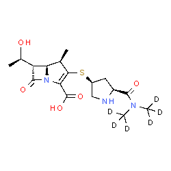 Meropenem-d6 Structure