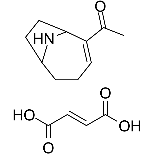 (±)-Anatoxin A fumarate Structure